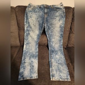 Women's jeans dual color